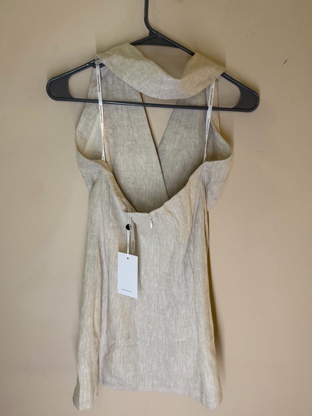 NWT Brixton Mini Dress in Natural - Picture 4 of 5
